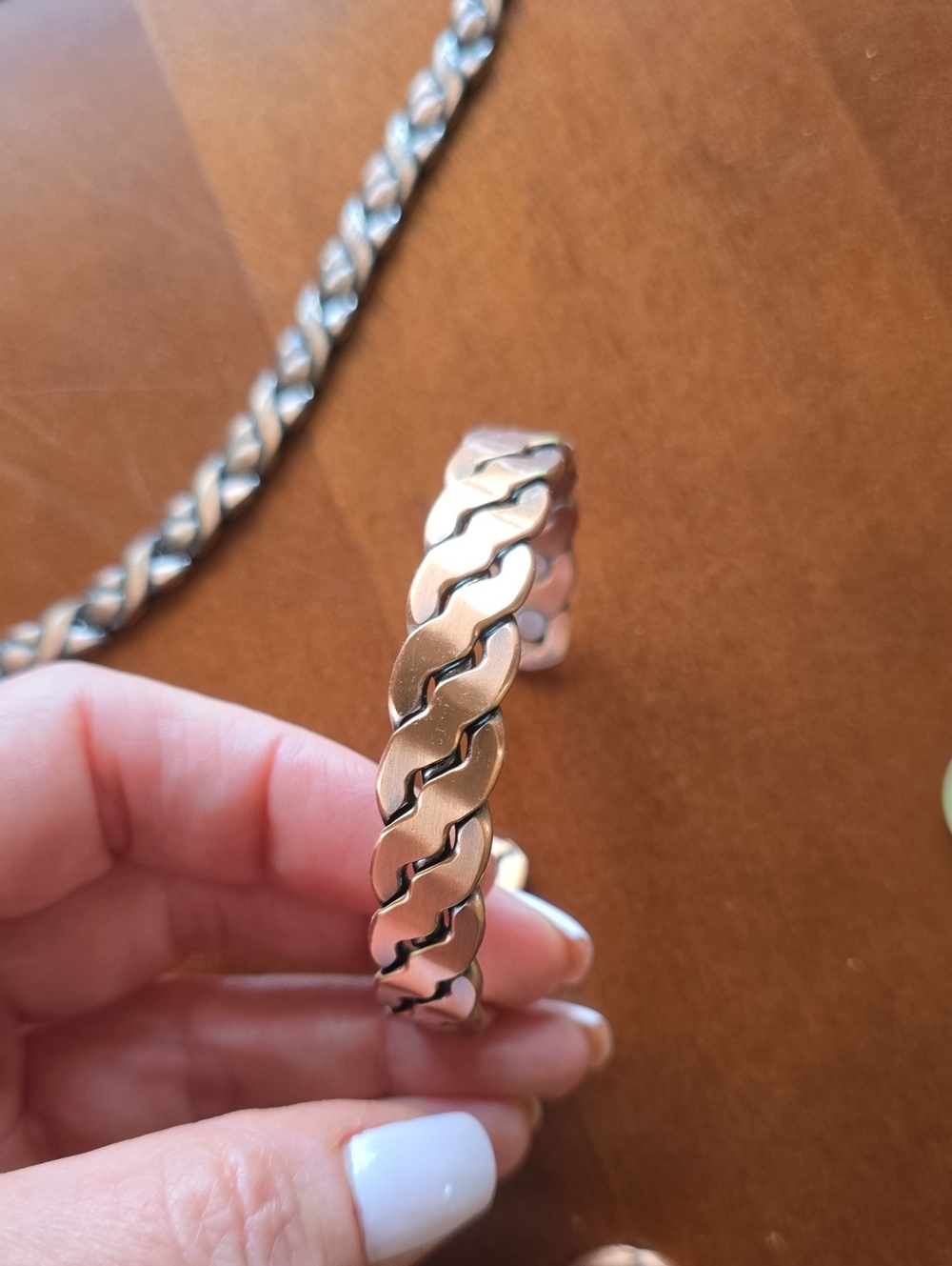 Women’s Mixed Metal, Copper, Magnetic Jewelry, Rings, Bracelet, Necklace - Picture 5 of 9